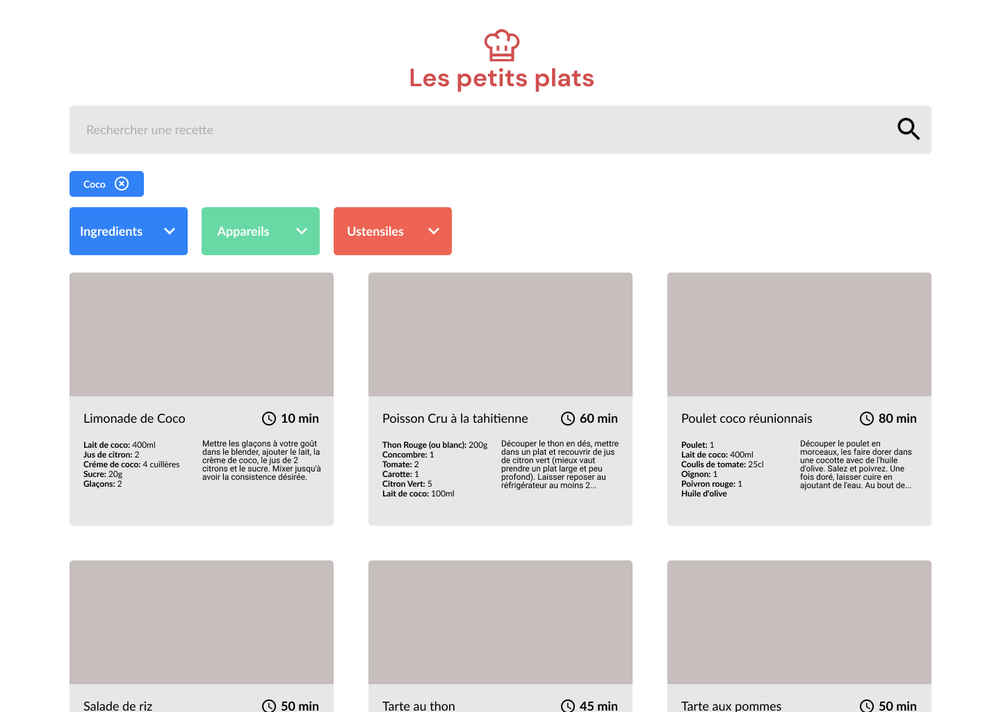 A screenshot of the petitsplats project